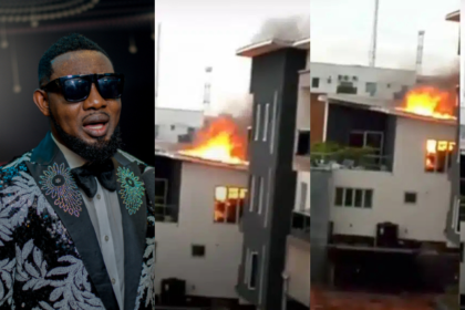 Comedian AY Reacts as Fire Guts his House in Lagos