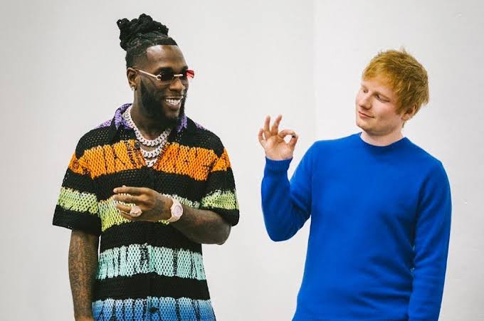 Ed Sheeran Narrates Encounter With Burna Boy, Reveals Singer Ingested the Most Weed He has Ever Seen