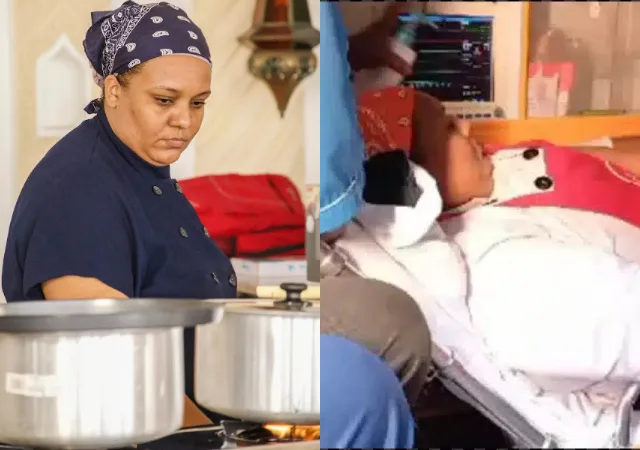 Kenyan Chef Maliha reportedly collapses during the world's longest cooking marathon attempt.