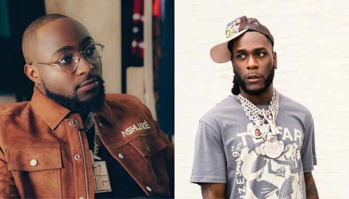 Burna Boy slams Davido After a 30BG Fan Blames Him For Losing The Grammy