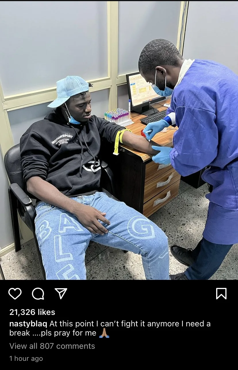 Comedian Nasty Blaq Battles Unknown Sickness, Seeks Prayers