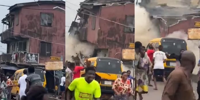 Two-Storey Building Collapses in Lagos, No Casualities