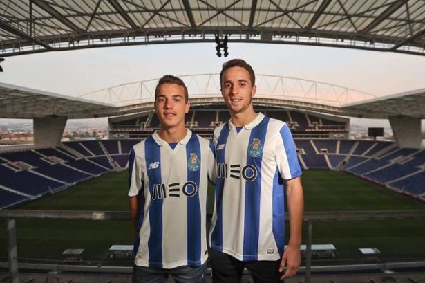 Portugal forward Diogo Jota and his brother Andre Silva